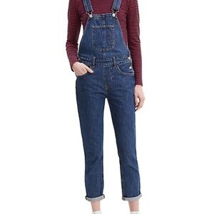 Levi's Original Denim Overalls Size Small